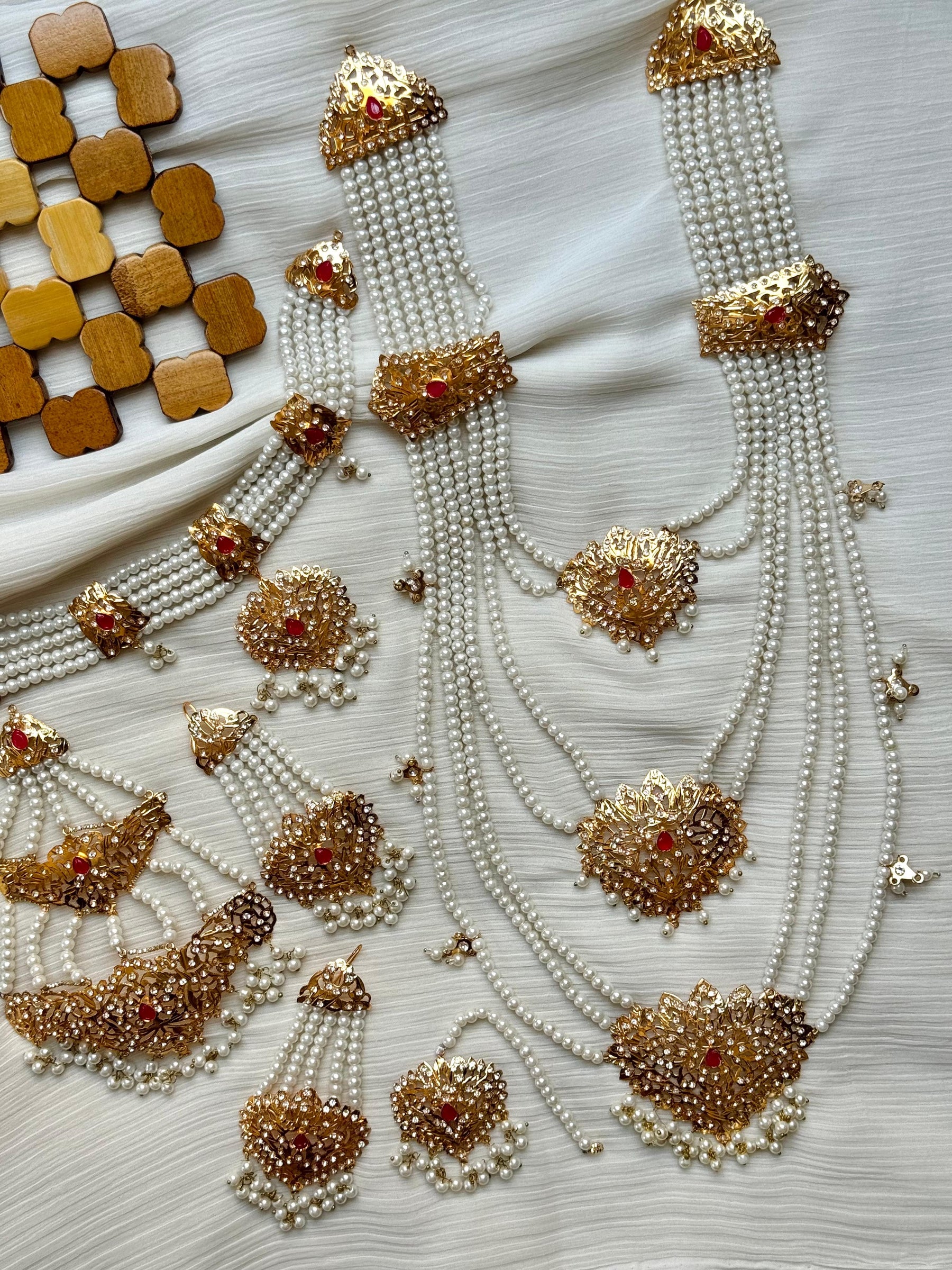 Hyderabadi Gold Plated Bridal Set