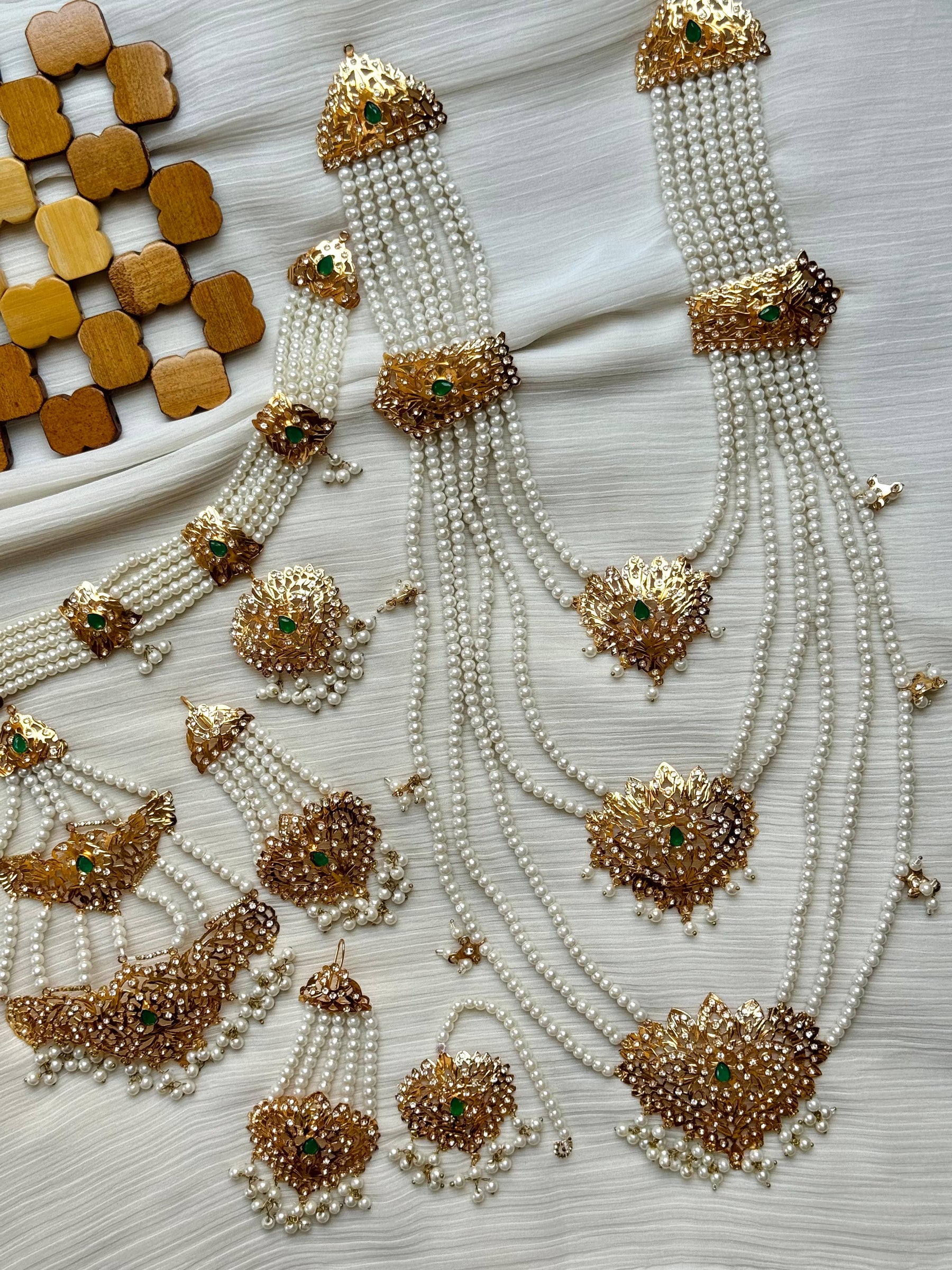 Hyderabadi Gold Plated Bridal Set