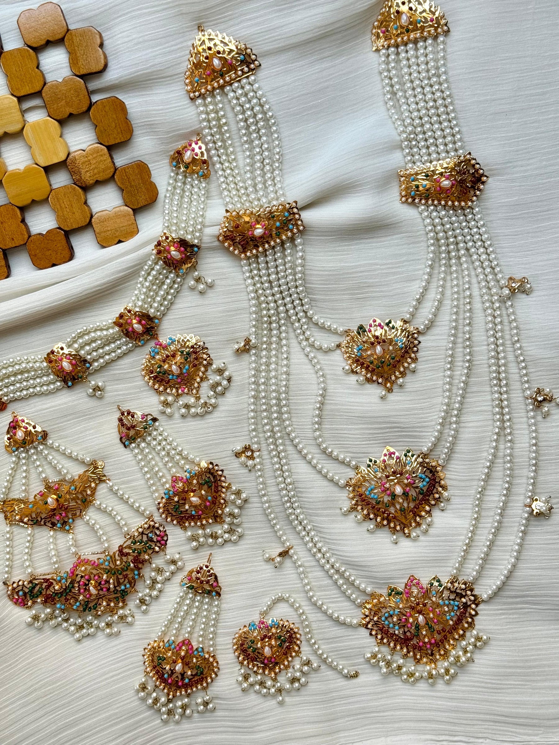 Hyderabadi Gold Plated Bridal Set