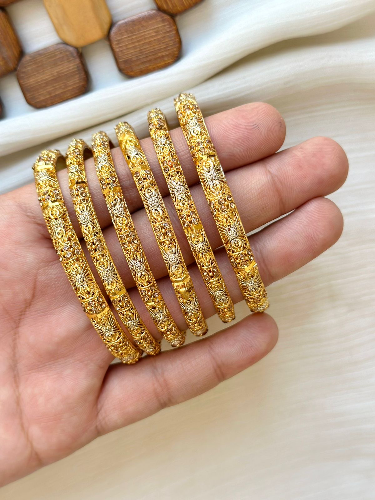 Gold plated Bangles