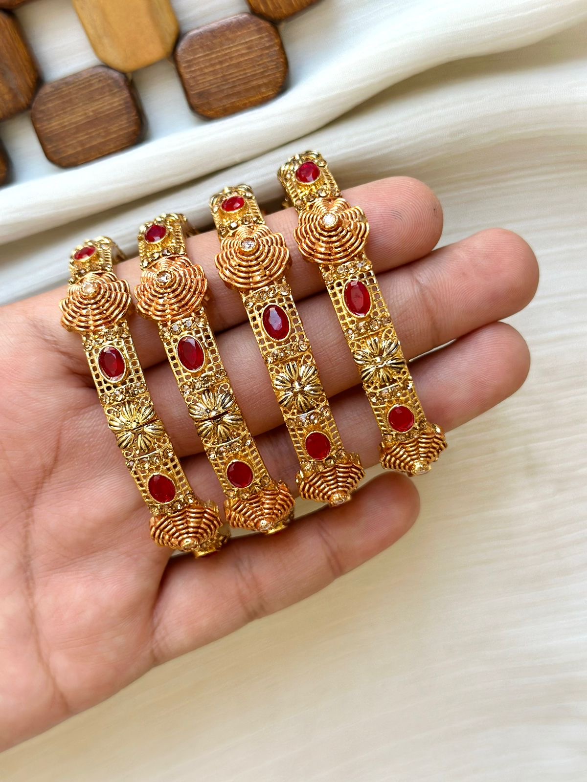 Gold plated Bangles