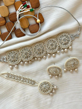 Stylish Pearl Necklace Set